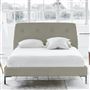 Cosmo Bed - Self Buttons - Superking - Metal Leg - Brera Lino Pebble