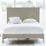 Square Bed - Superking - Metal Leg - Brera Lino Pebble