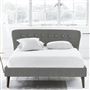 Wave Double Bed in Brera Lino including a Mattress