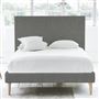 Square Bed - Superking - Beech Leg - Brera Lino Granite