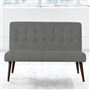 Eva 2 Seater - Walnut Leg - Brera Lino Granite