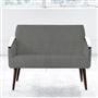 Ray - Two Seater - Walnut Leg - Brera Lino Granite