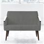 Ray - Two Seater - Walnut Leg - Brera Lino Granite