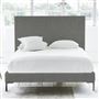 Square Bed - Superking - Metal Leg - Brera Lino Granite