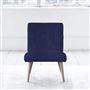 Eva Chair - Beech Leg - Brera Lino Ultra Marine