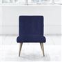 Eva Chair - Beech Leg - Brera Lino Ultra Marine