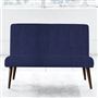 Eva 2 Seater - Walnut Leg - Brera Lino Ultra Marine