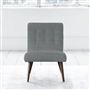 Eva Chair - Walnut Leg - Brera Lino Zinc