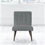 Eva Chair - Walnut Leg - Brera Lino Zinc