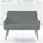 Ray - Two Seater - Beech Leg - Brera Lino Zinc