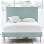 Square Bed - Superking - Beech Leg - Brera Lino Celadon