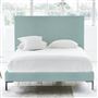 Square Bed - Superking - Metal Leg - Brera Lino Celadon