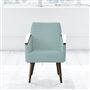 Ray - Chair - Walnut Leg - Brera Lino Celadon