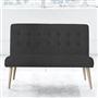 Eva 2 Seater - Beech Leg - Brera Lino Espresso