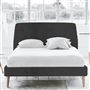 Cosmo Bed - Self Buttons - Superking - Beech Leg - Brera Lino Espresso