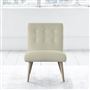 Eva Chair - White Buttons - Beech Leg - Elrick Natural