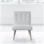 Eva Chair - White Buttons - Beech Leg - Cassia Chalk