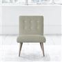Eva Chair - White Buttons - Beech Leg - Cassia Dove