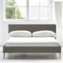 Square Low Bed -  King  -  Beech Leg  -  Rothesay Pumice