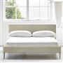 Square Low Bed -  Superking  -  Beech Leg  -  Elrick Natural