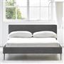 Square Low Bed -  Superking  -  Beech Leg  -  Elrick Steel