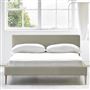 Square Low Bed -  Superking  -  Beech Leg  -  Cassia Dove