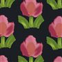 Large Flower - Crimson Litho