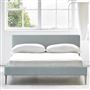 Square Low Bed -  Superking  -  Beech Leg  -  Brera Lino Lapis