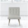 Eva Chair - White Buttonss - Beech Leg - Conway Ecru