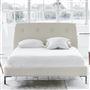 Cosmo Bed - Self Buttons - Superking - Metal Leg - Conway Ivory