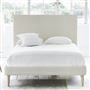 Square Bed - Superking - Beech Leg - Conway Ivory