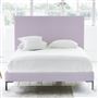 Square Bed - Superking - Metal Leg - Conway Orchid