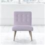 Eva Chair - White Buttonss - Beech Leg - Conway Orchid