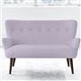 Florence Sofa - Self Buttons - Walnut Leg - Conway Orchid