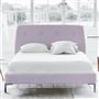 Cosmo Bed - Self Buttons - Superking - Metal Leg - Conway Orchid