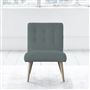 Eva Chair - Self Buttonss - Beech Leg - Rothesay Aqua