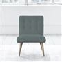 Eva Chair - Self Buttonss - Beech Leg - Rothesay Aqua