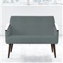 Ray Sofa - Walnut Leg - Rothesay Aqua