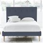 Polka Bed - Self Buttons - Single - Beech Leg - Rothesay Denim