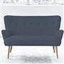 Florence Sofa - Self Buttons - Beech Leg - Rothesay Denim