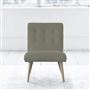 Eva Chair - Self Buttonss - Beech Leg - Rothesay Linen