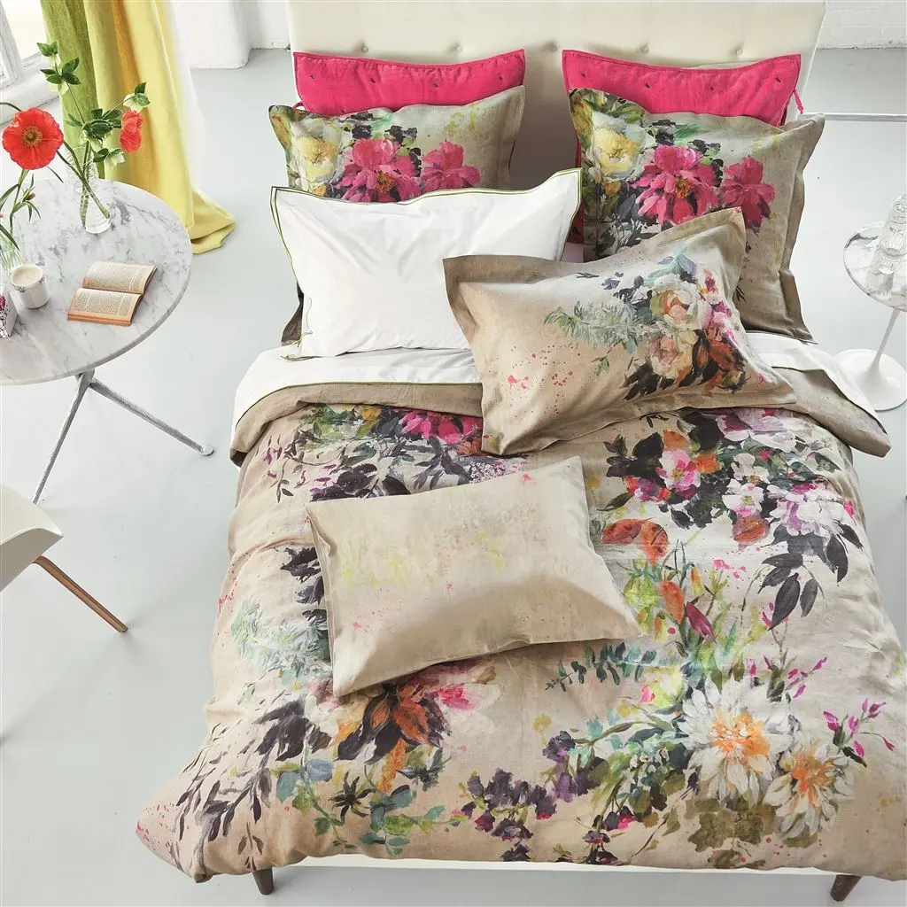 Aubriet Fuchsia Bedding Designers Guild