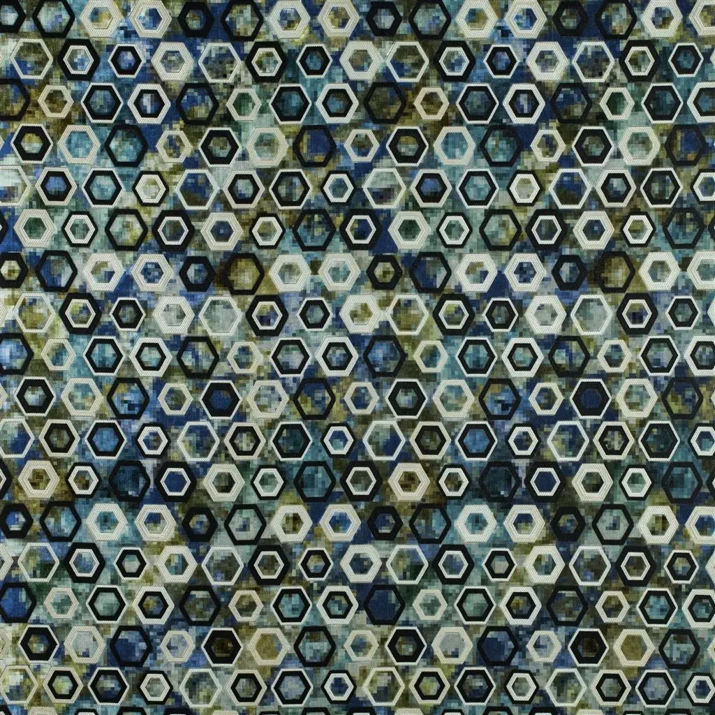 Sukhna Cobalt Fabric Designers Guild