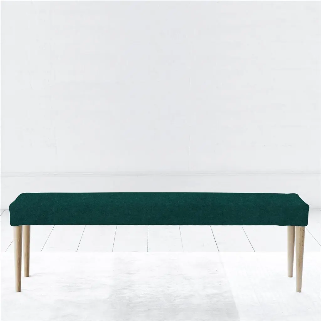 Otto Large Ottoman - Beech Legs - Cassia Azure