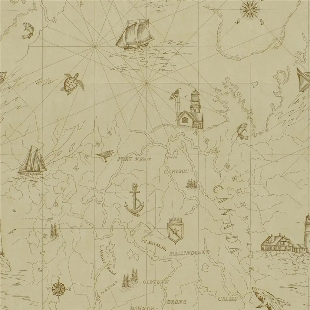 searsport map parchment