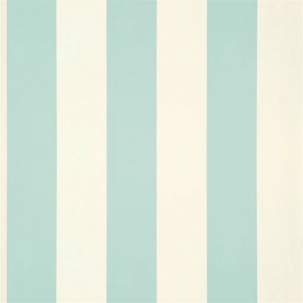 Spalding Stripe Duck Egg Blue Large Sample