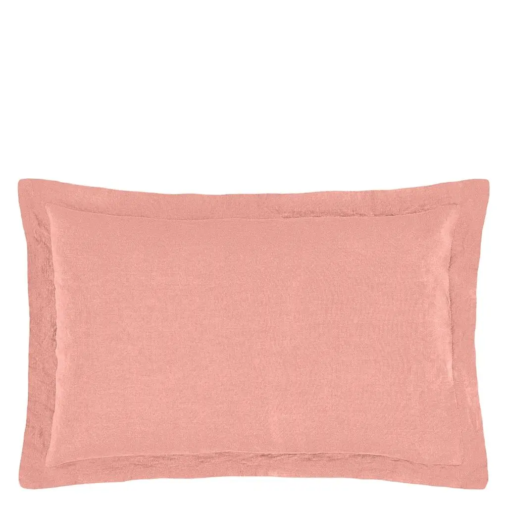 Designers Guild Biella Blossom & Peach Oxford Pillowcase