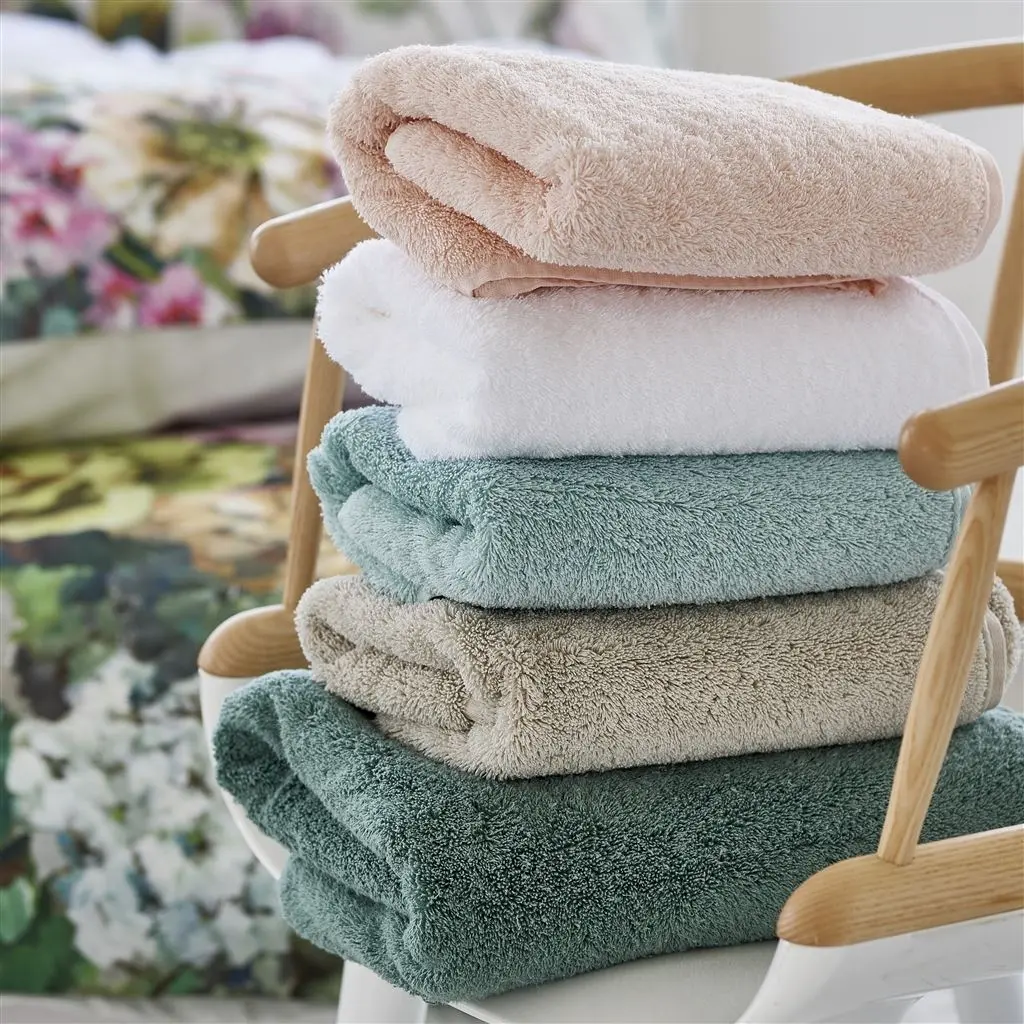 Loweswater Sage Organic Cotton Towels