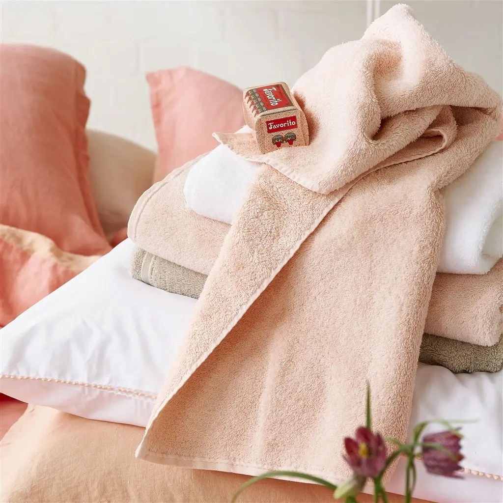 Loweswater Pale Rose Organic Cotton Wash Cloths