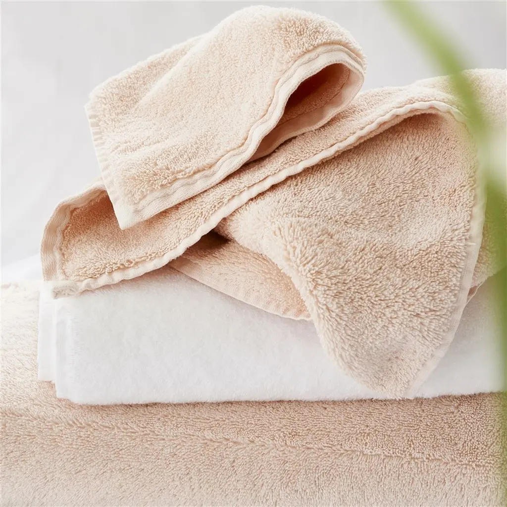 Loweswater Pale Rose Organic Cotton Wash Cloths